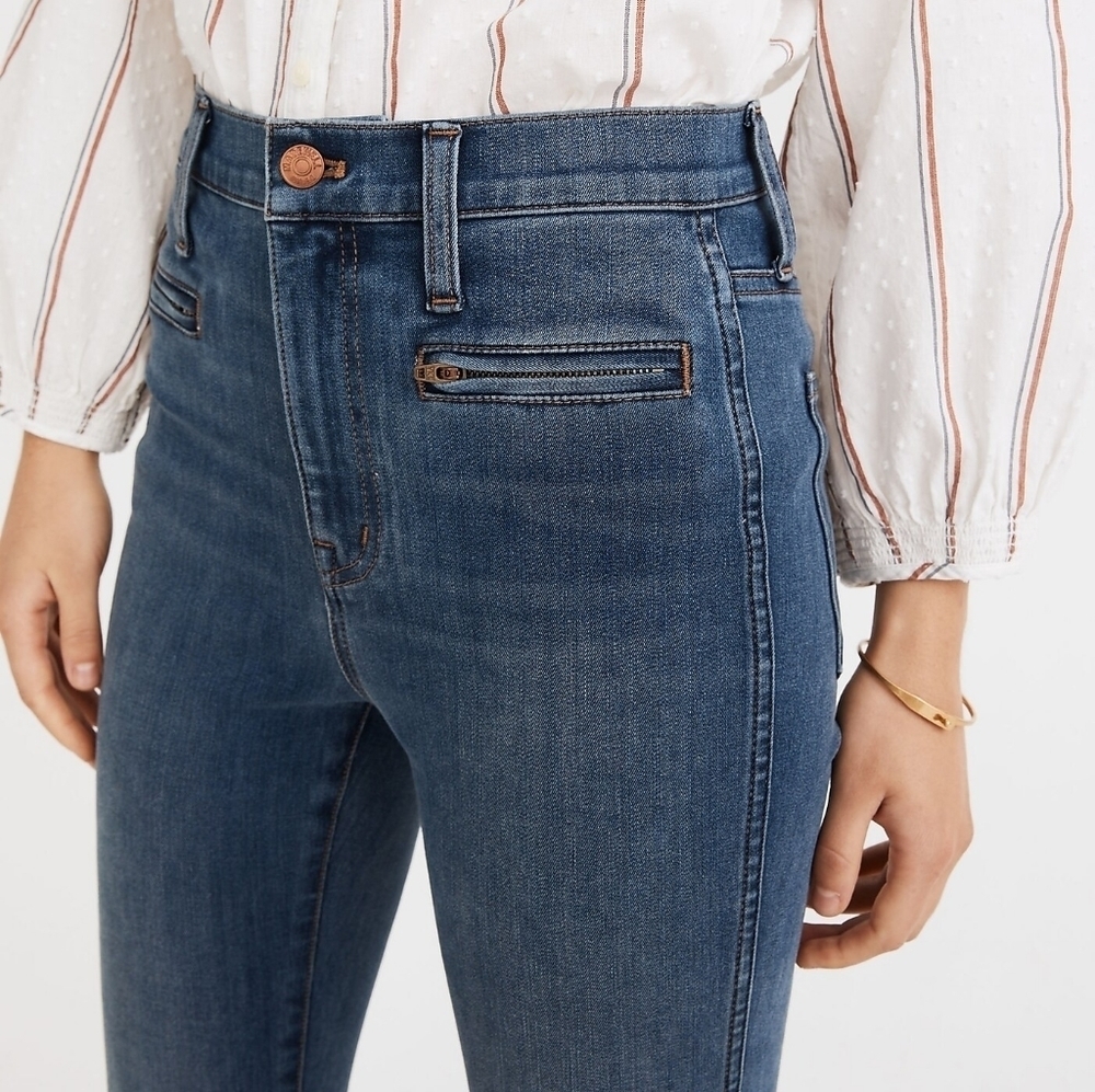 NWT Madewell RARE Zip-Pocket Edition 10" High-Rise Roadtripper Jegging W28T